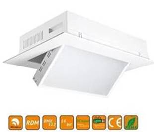 HD Motorized Embedded Electric Flip LED Conference Panel Light